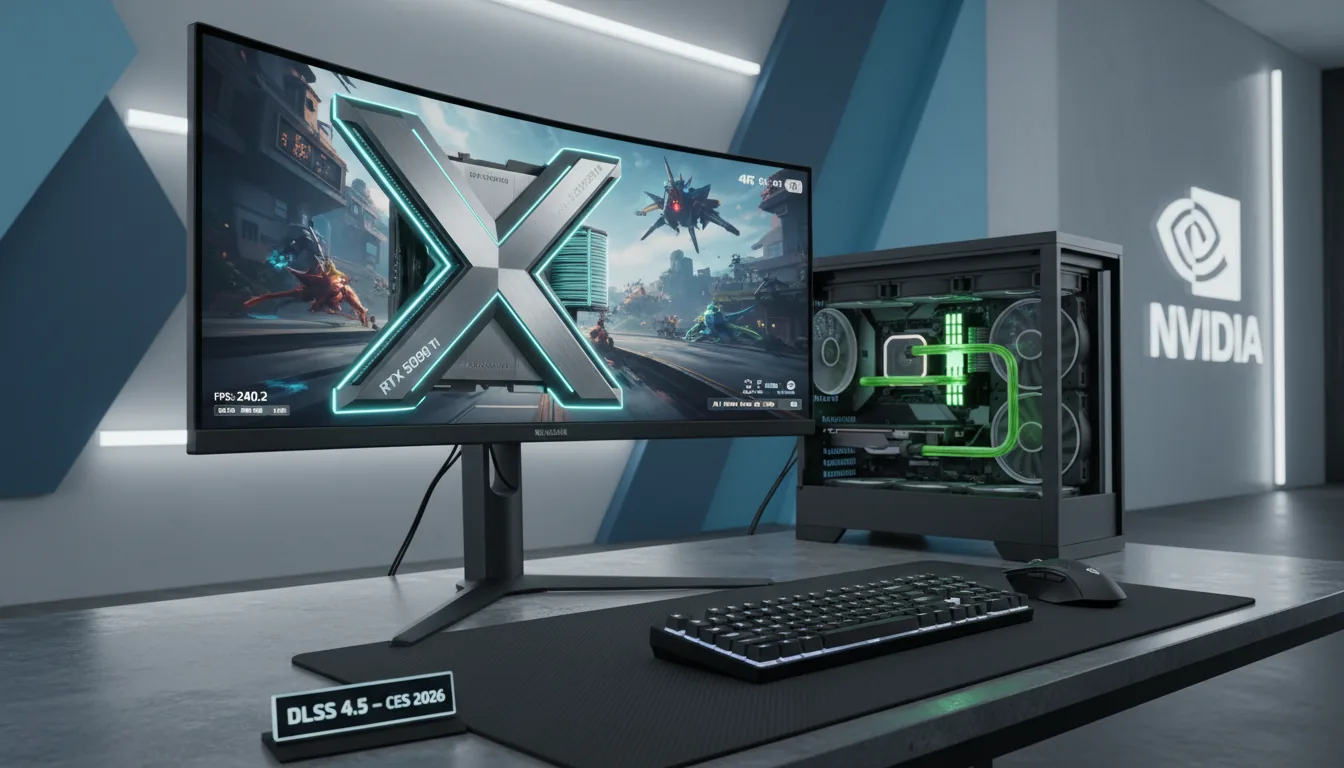 CES 2026 : DLSS 4.5 NVIDIA explose les 240 FPS en 4K !