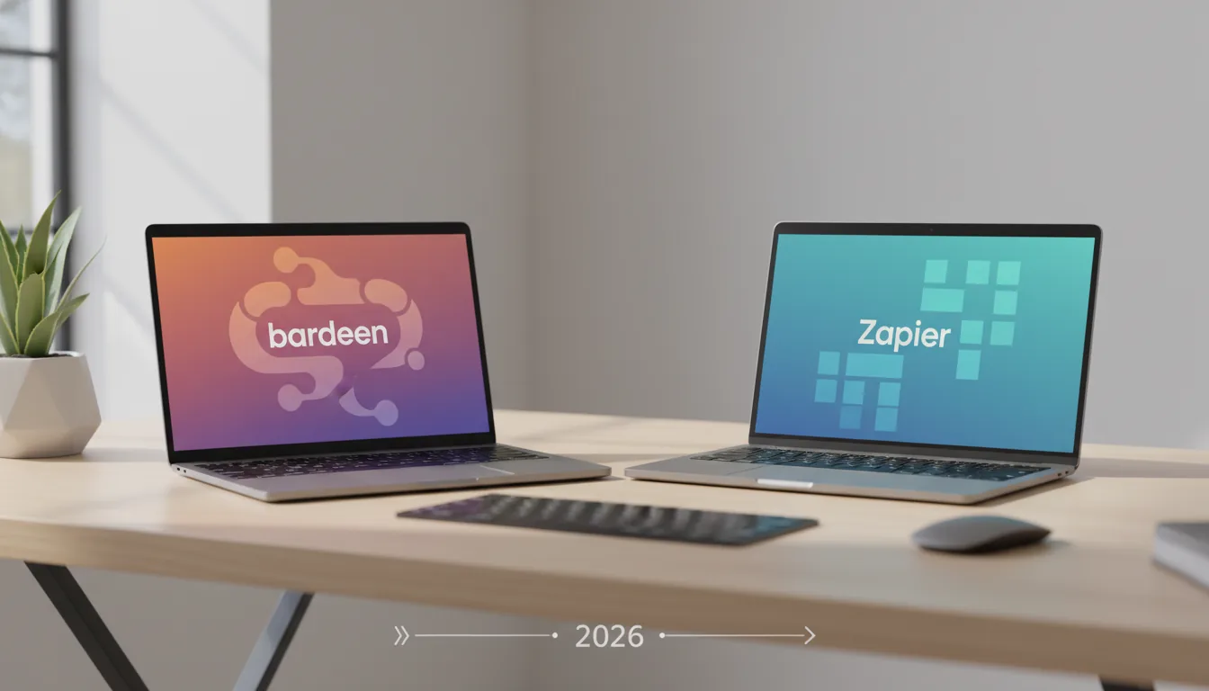 Bardeen vs Zapier: Automatisez sans code en 2026