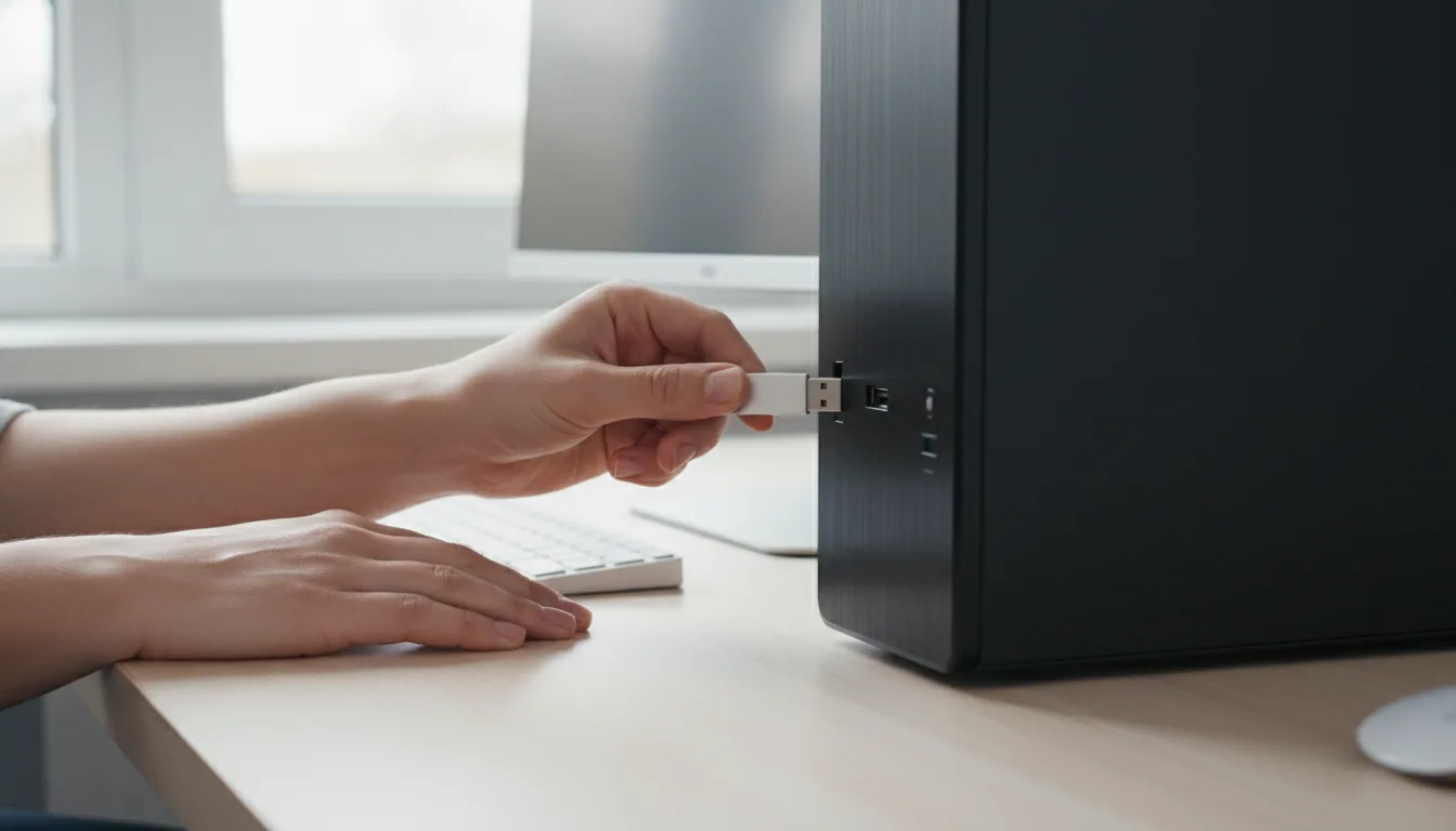 USB sur PC: Branchez et Utilisez en 5 Étapes Faciles