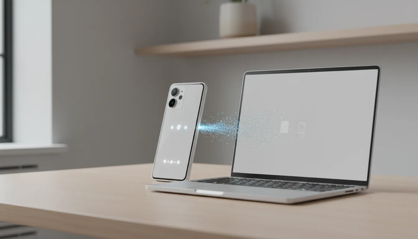 Nothing Warp : Transfert fichiers Android-PC ultra-simple