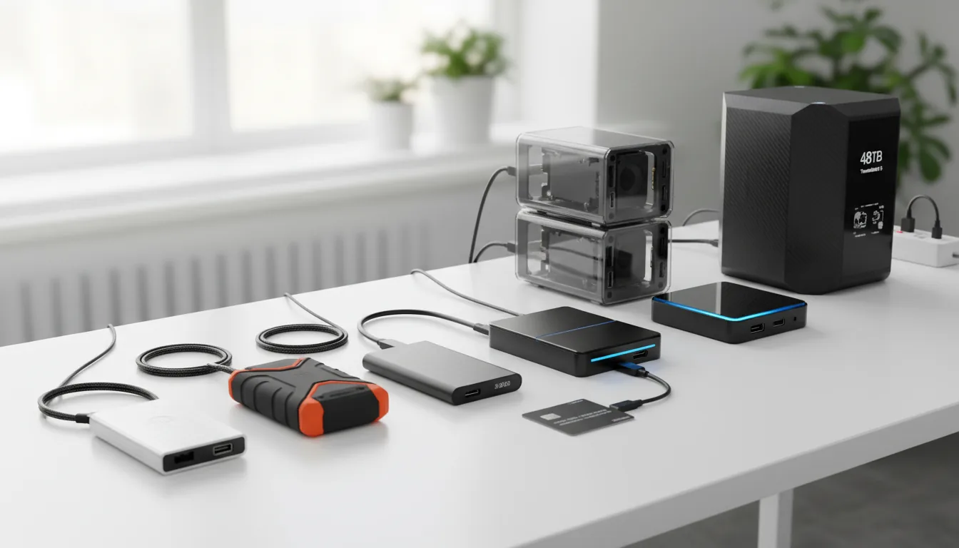 Top disques durs externes 2026 : par budget et capacité
