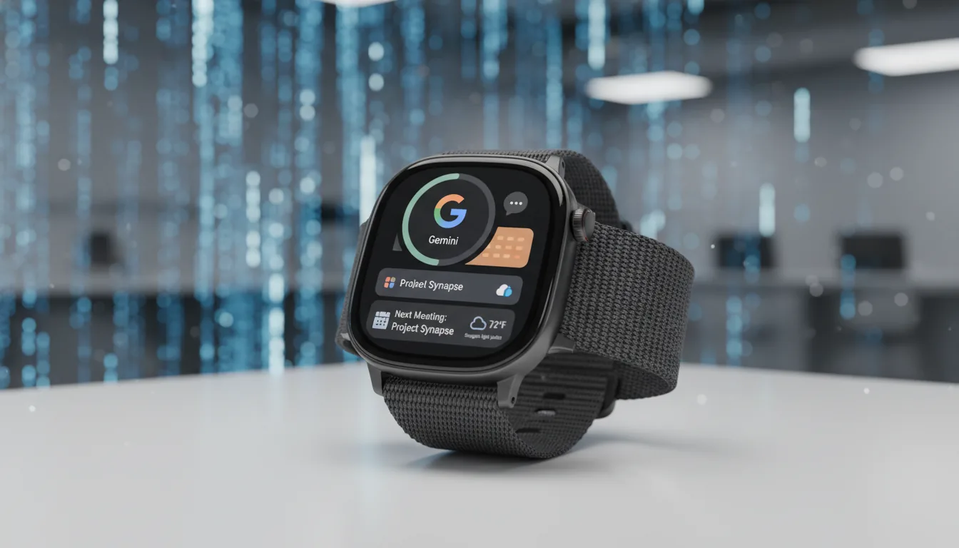 Wear OS 7 : Gemini débarque sur les montres connectées