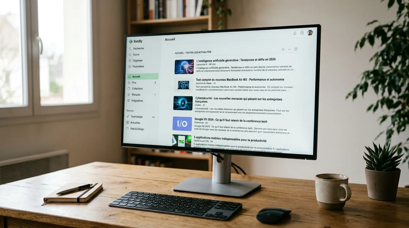 Feedly gratuit : créez une veille tech efficace en 10 min