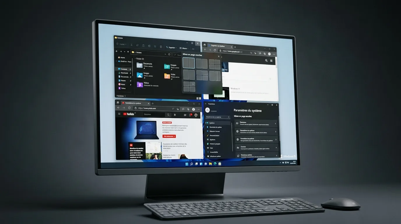 Windows 11 : mieux organiser ses fenêtres pour booster sa productivité