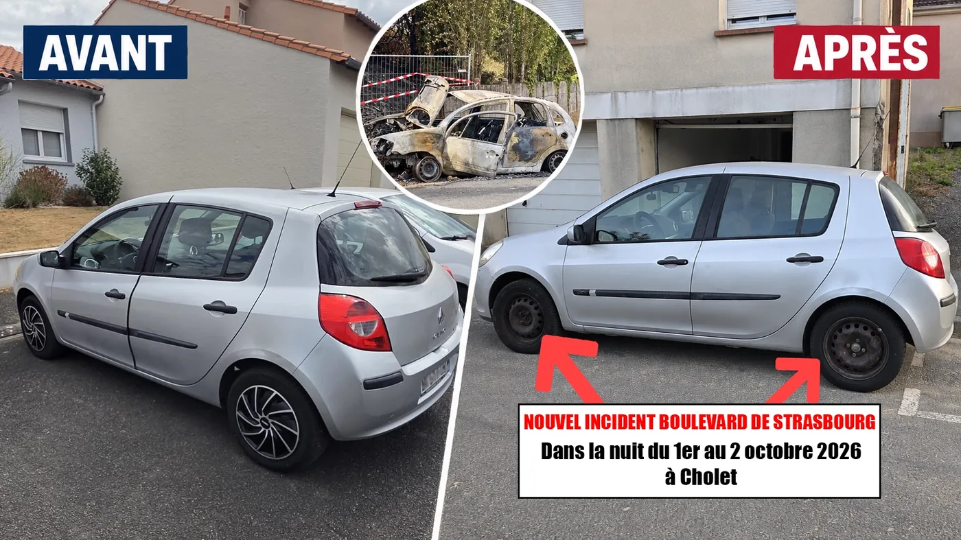Boulevard de Strasbourg à Cholet : après de nouveaux vols, un riverain alerte