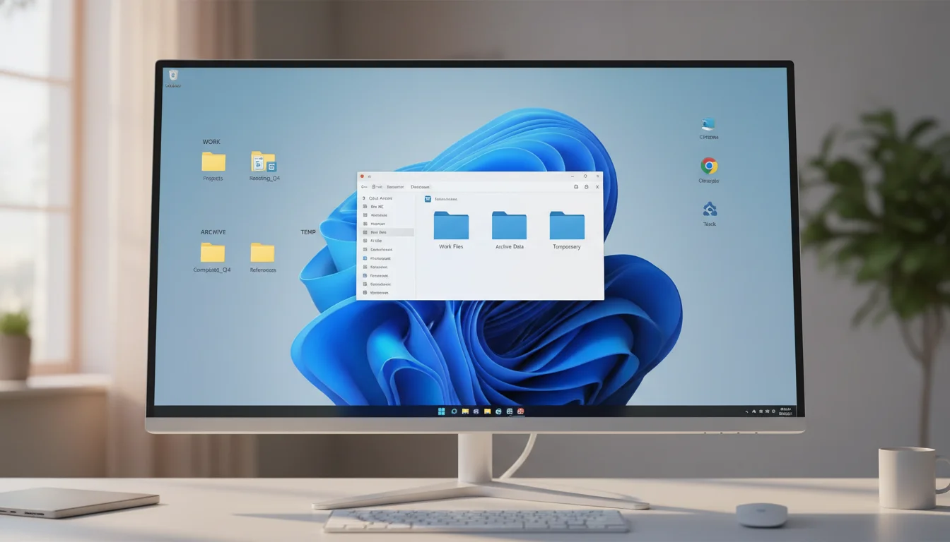 Organiser son bureau numérique sur Windows sans effort