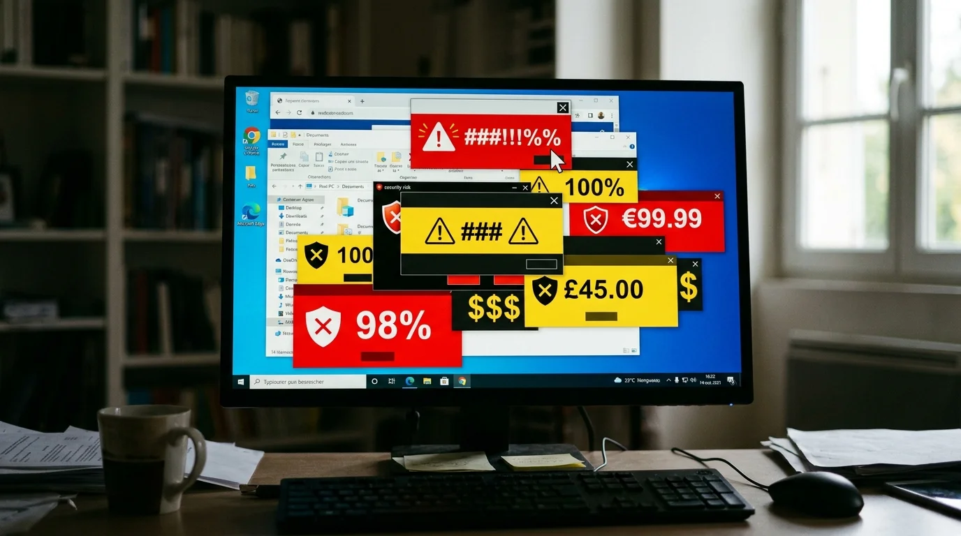 Popup McAfee sous Windows : l’alerte à ne pas confondre