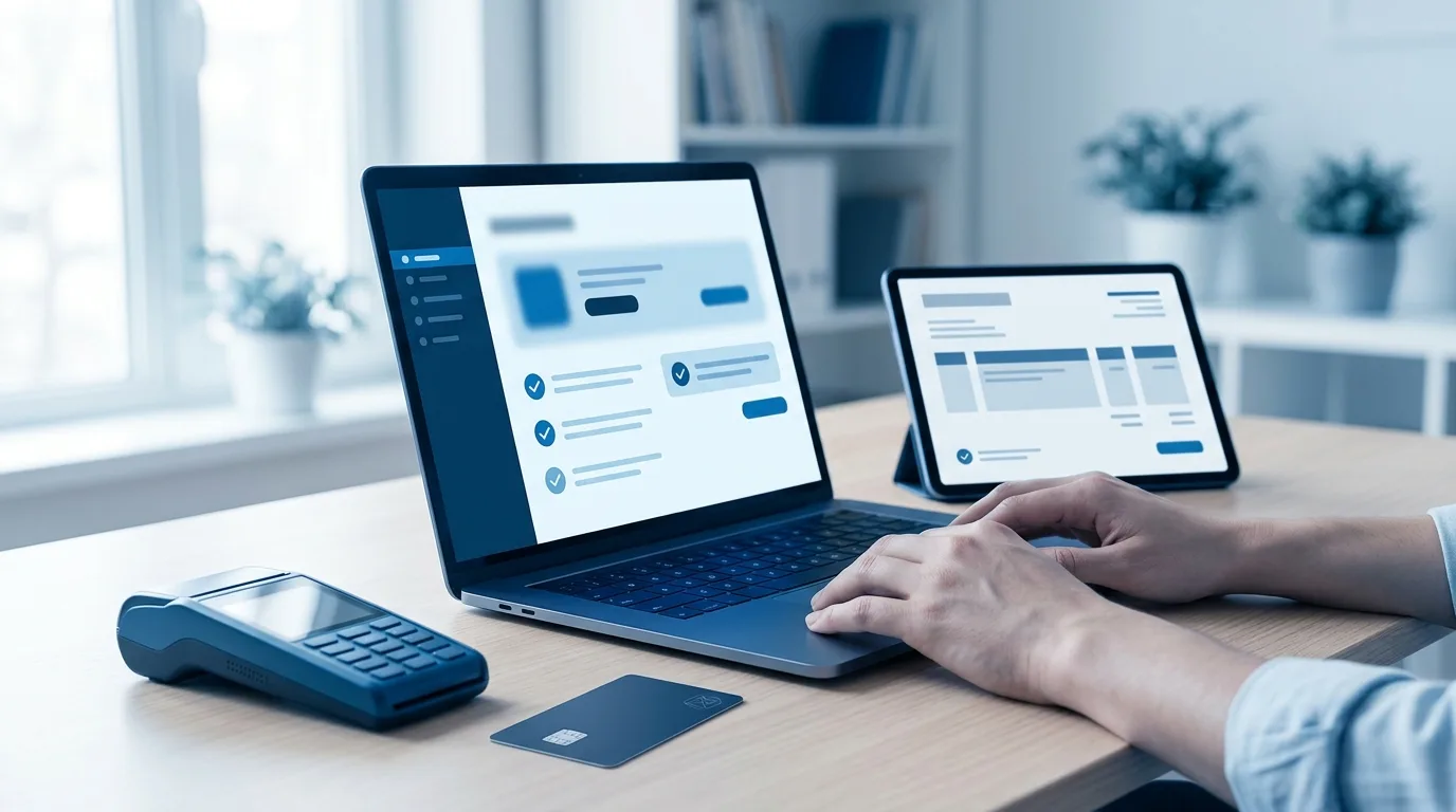 Illustration d'un devis informatique avec tarif sur place, crédit d'impôt et coût réel